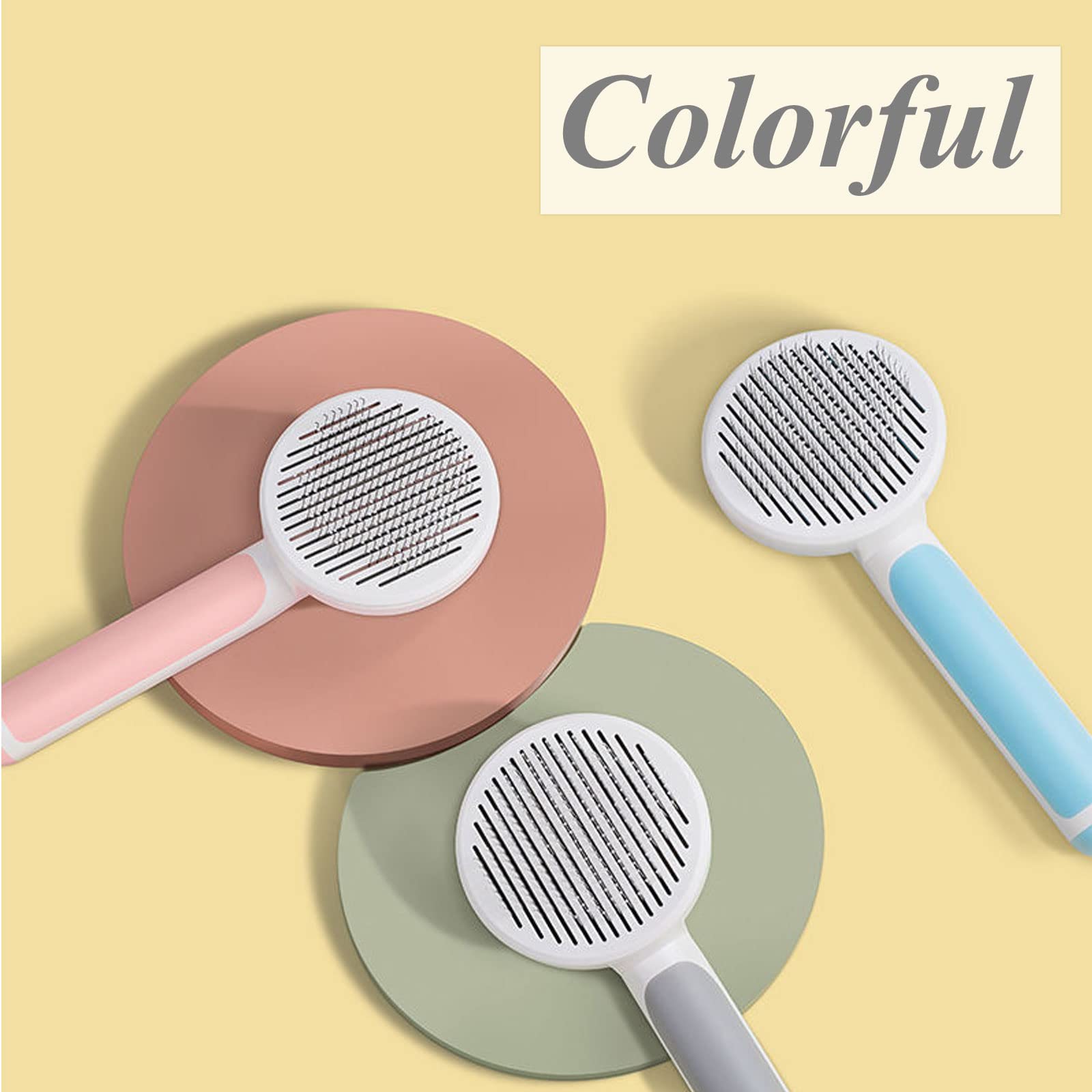 SimpleDot brosse slicker démêlage-poil, démêle les nœuds et masse le pelage.