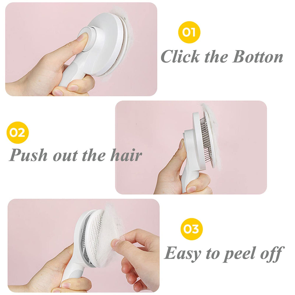 SimpleDot brosse slicker pelage-brillant, révèle un pelage sain et éclatant.