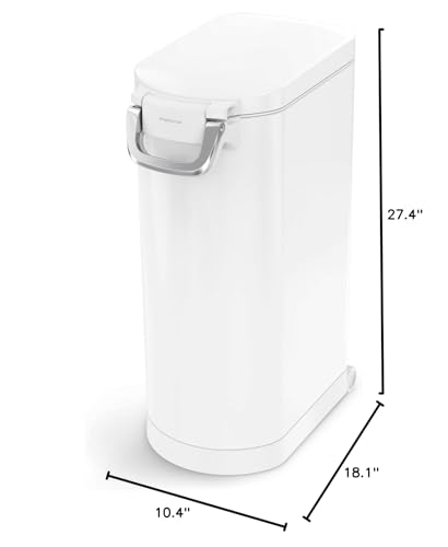 Capacite 14-5 kg de nourriture sèche dans un seul conteneur.