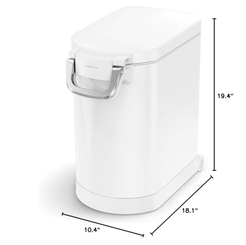design blanc propre et élégant pour cuisine simplehuman
