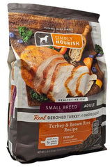 Croquettes SIMPLY NOURISH à base de dinde et riz pour petit chien