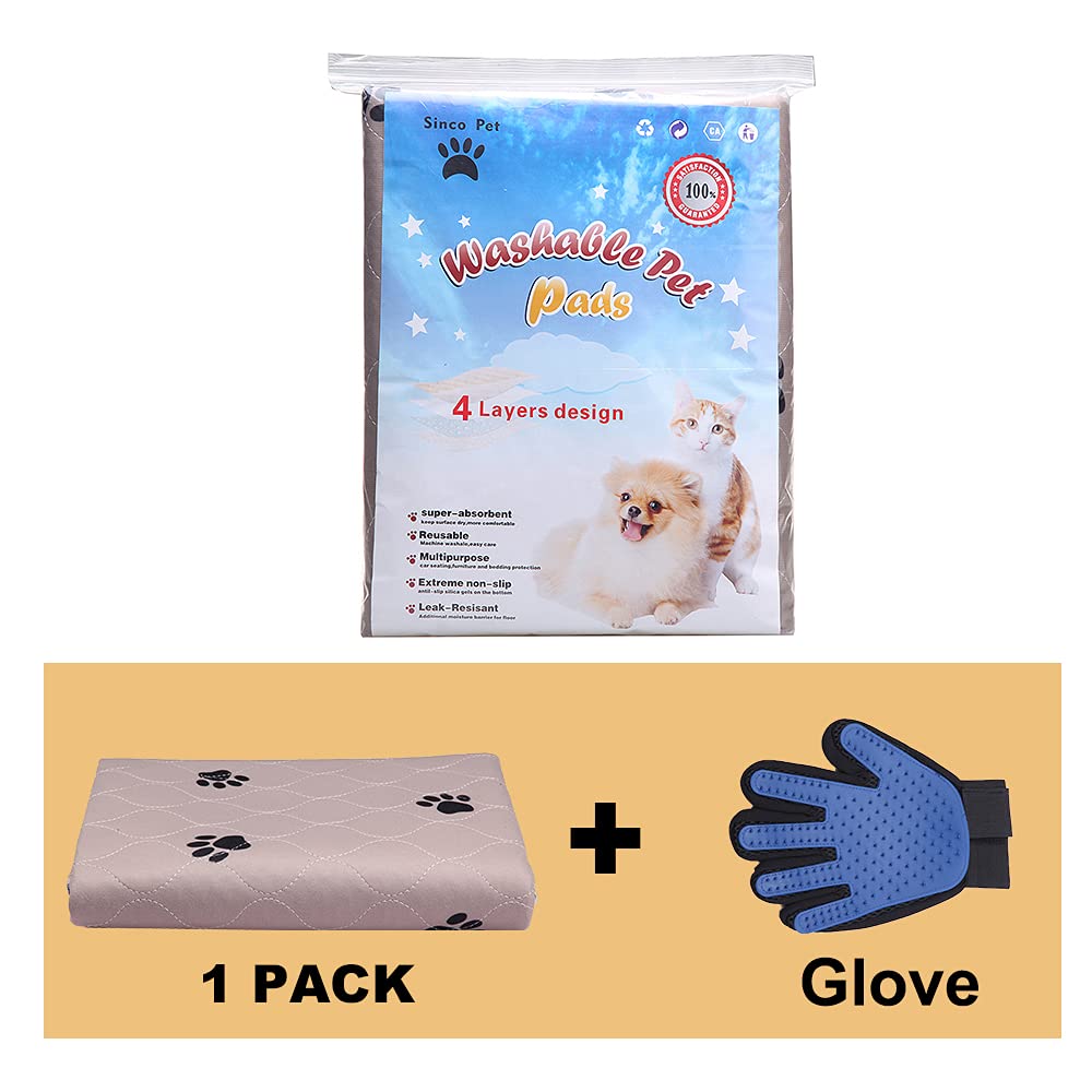 SincoPet Tapis Lavables – facile à laver et réutilisable pour dressage et voyage.