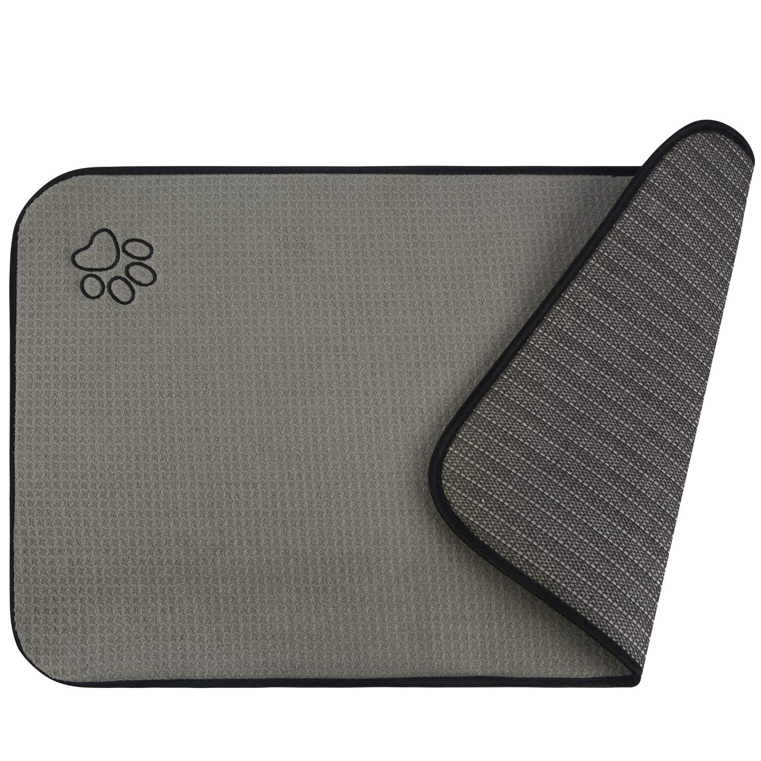 SINLAND tapis animal antidérapant pour bol, stabilité lors des repas