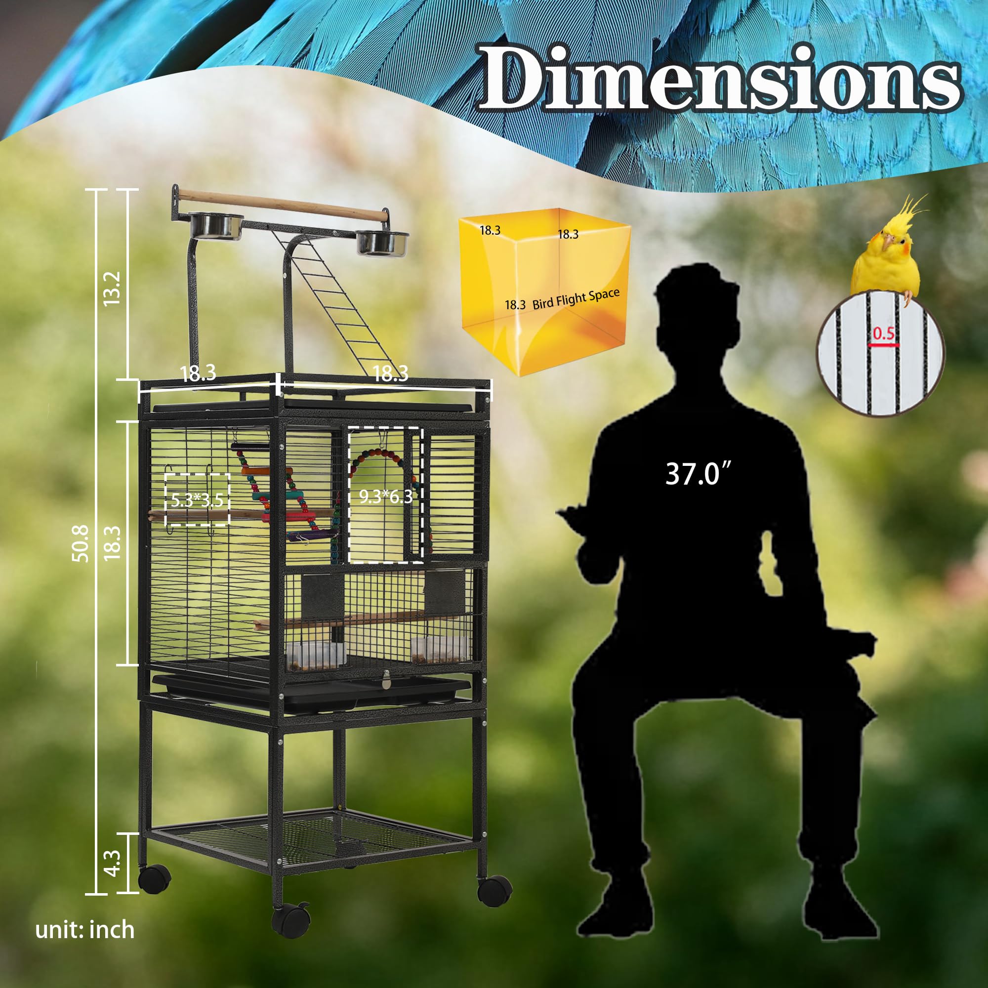 Porte-cage Sinopet facilitant le déplacement et le transport.