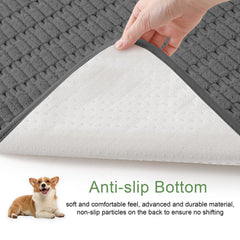 Sinotalent tapis-pipi corduroy doux boho: toucher agréable et style discret.