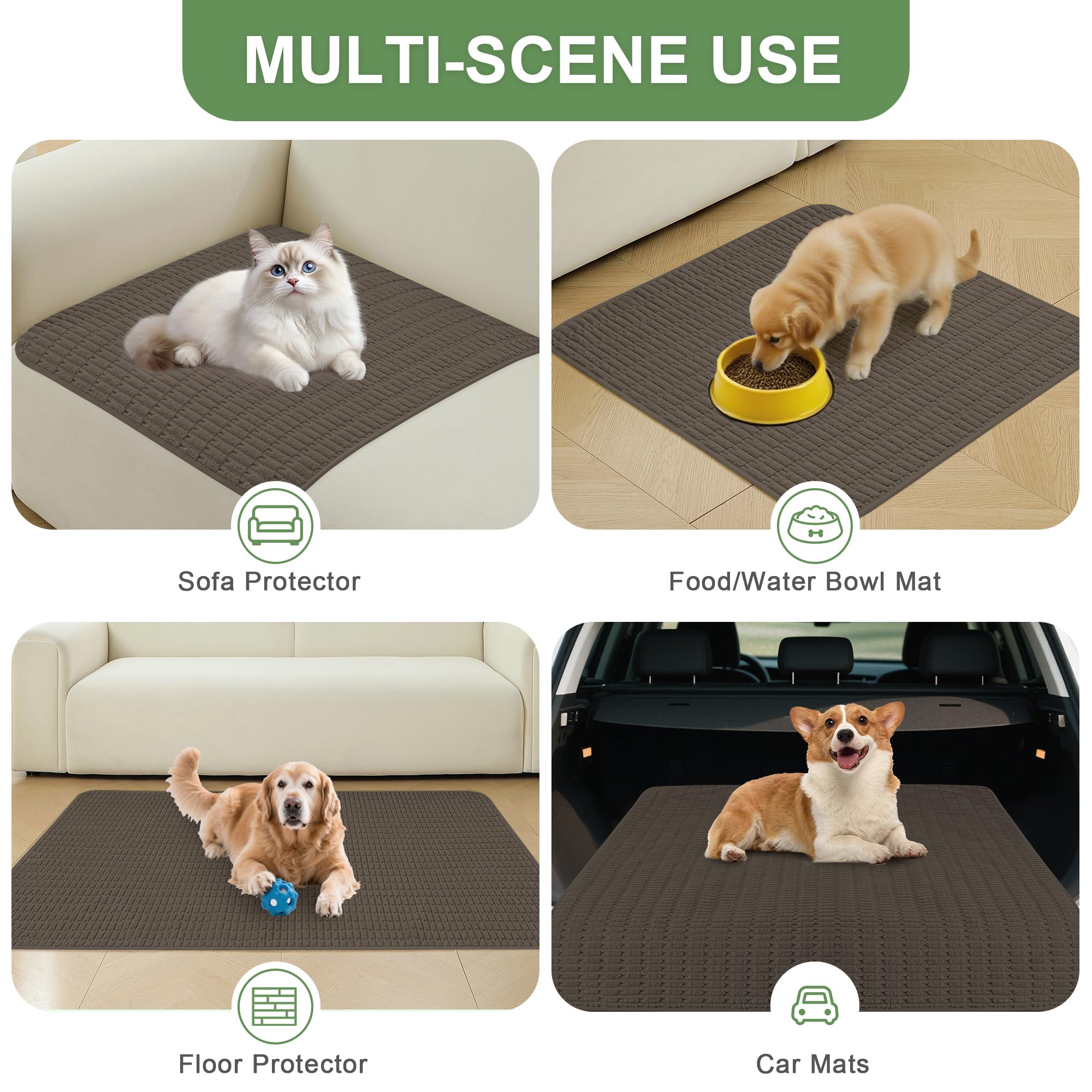 Tapis-pipi Sinotalent sous-caisse ou lit, protection polyvalente.