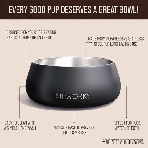 Nettoyage rapide du bol Sipworks grâce à son intérieur lisse