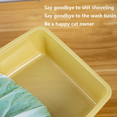 SIRAHOSI sacs-litiere-chat impermables, protège sol et surfaces