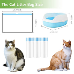 SIRAHOSI sacs-litiere-chat petite taille compatible, idéal pour petits bacs