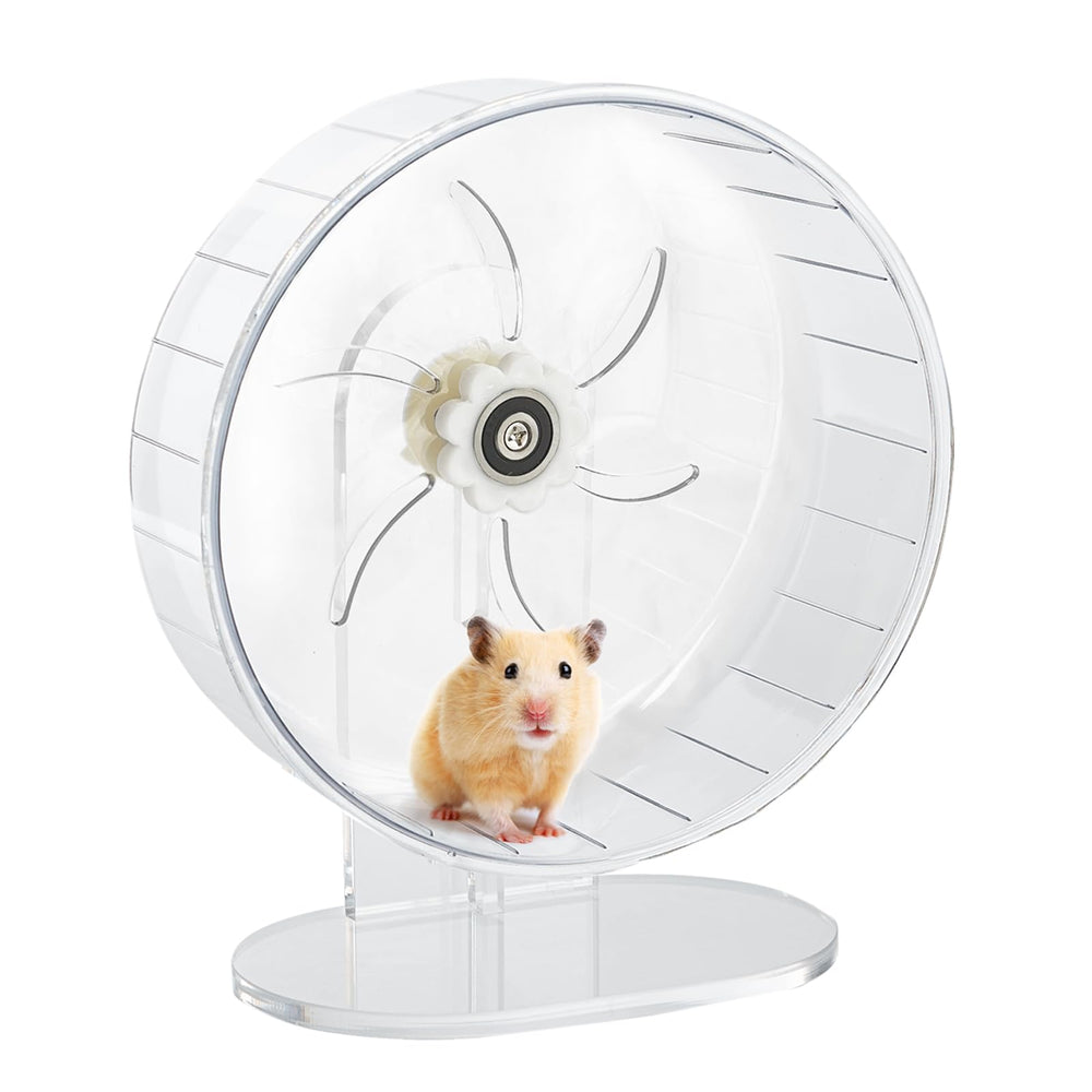 Roue silencieuse Sirvarni pour hamster, sessions nocturnes calmes.