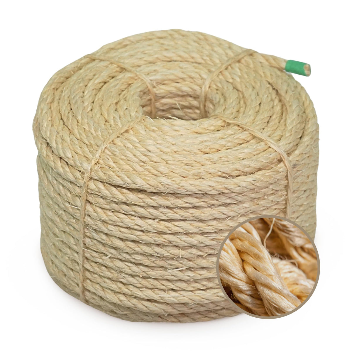 Sisalana: corde sisal prête pour remplacement de poste de griffage, adhérence durable.