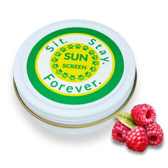 Sit Stay Forever crème solaire chien et chat, bouteille SPF50 pour une protection durable.