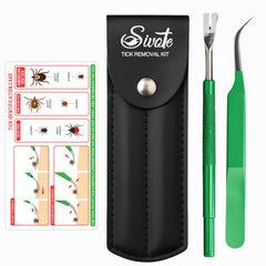 SIVOTE outil retrait tique en acier inoxydable, extraction fiable sans serrage