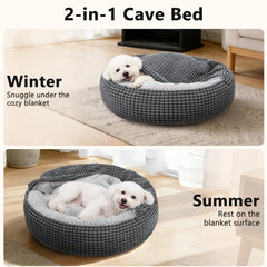 SIWA MARY Nid rond rembourré offre anti-stress pour chiens et chats.