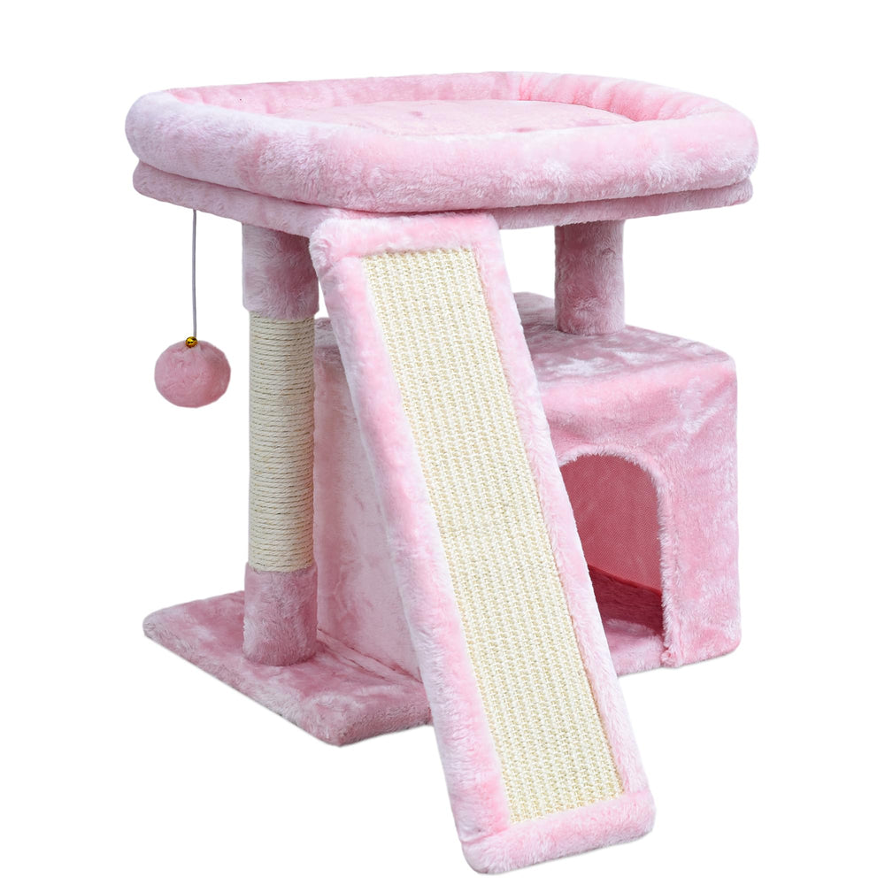 SIYIPURR arbre chat rose – grand perchoir pour repos et observation.