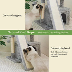 SIYIPURR griffoir durable en sisal naturel, stimulation des griffes.