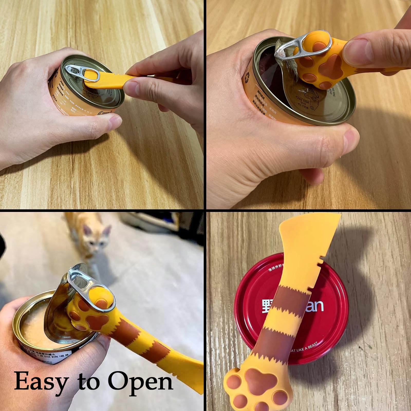 Couvercles en silicone alimentaire SJANE, adaptés à différentes tailles de boîtes.