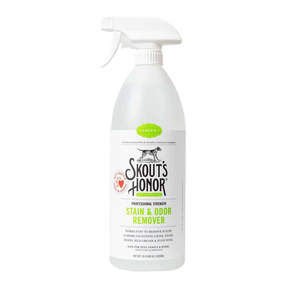 SKOUT'S HONOR – Bouteille nettoyant taches et odeurs pour surfaces lavables (avantage: nettoyage efficace).