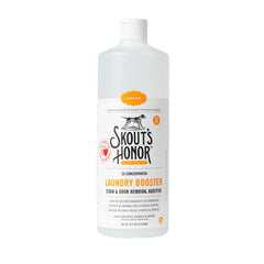 Bouteille Skout's Honor Laundry Booster, détachant efficace pour literie animale.