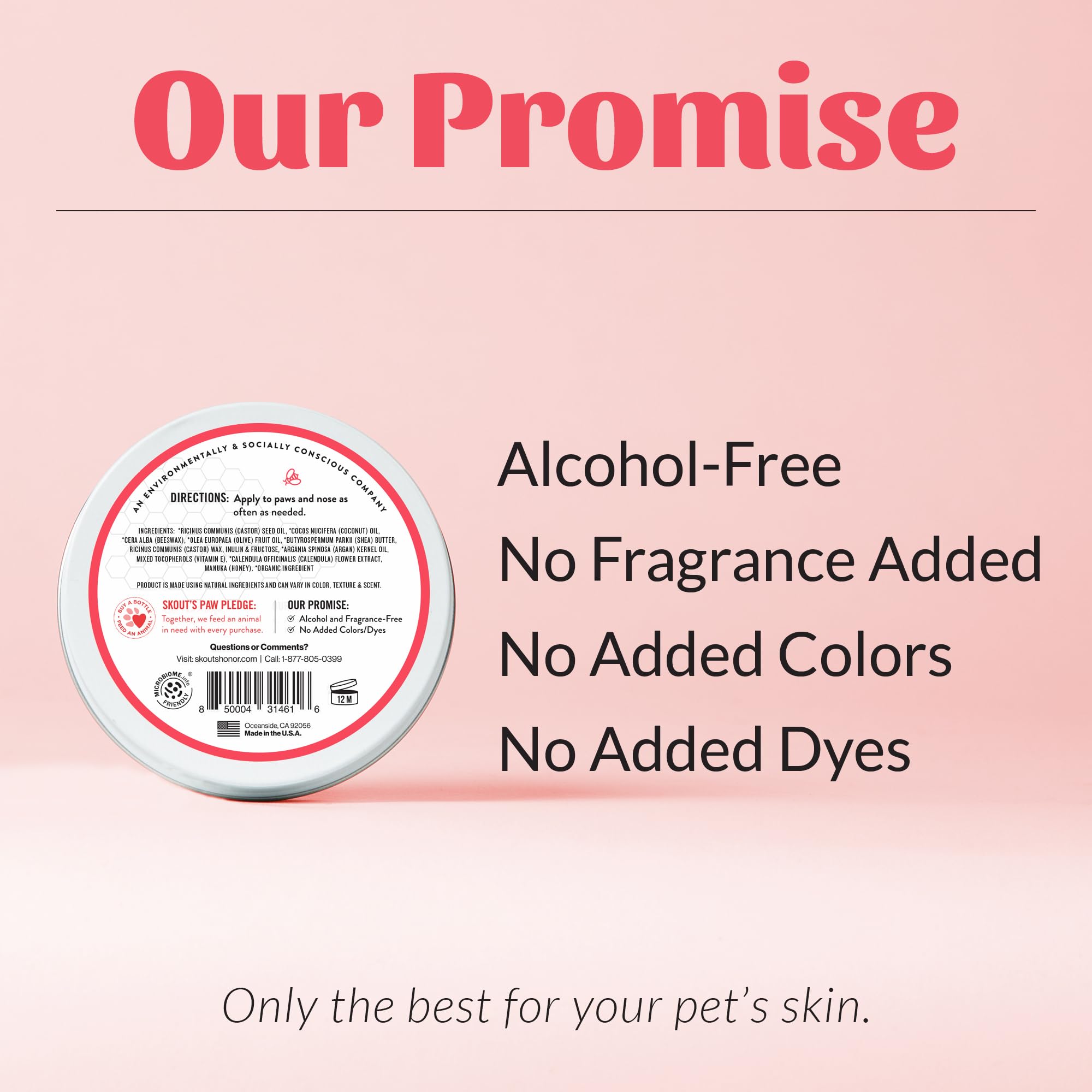 SKOUT'S HONOR Emballage et format pratique 2 oz.