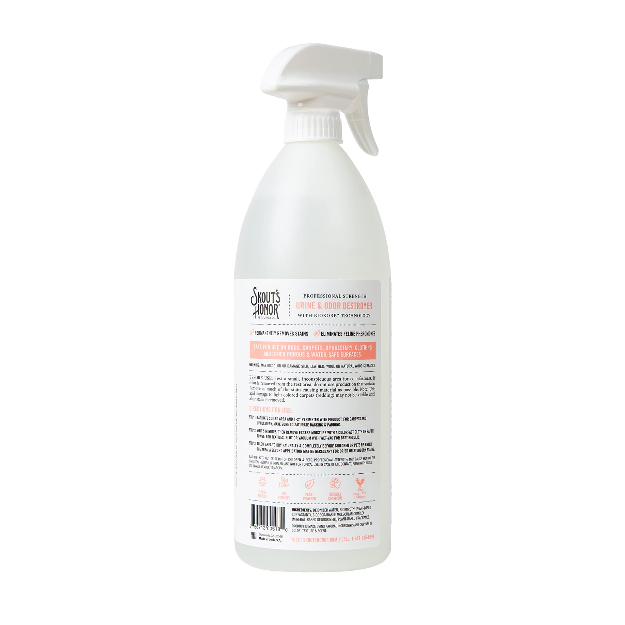 Utilisation simple dans le salon avec Skout's Honor pour diminuer les odeurs.