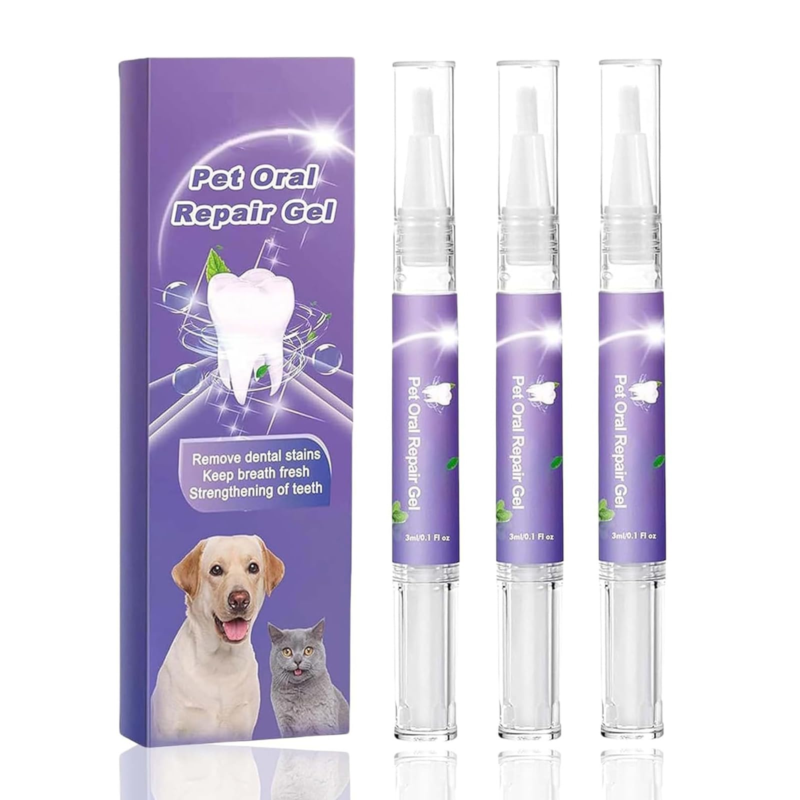 Gel SKROSS en emballage pratique pour les soins quotidiens des animaux.