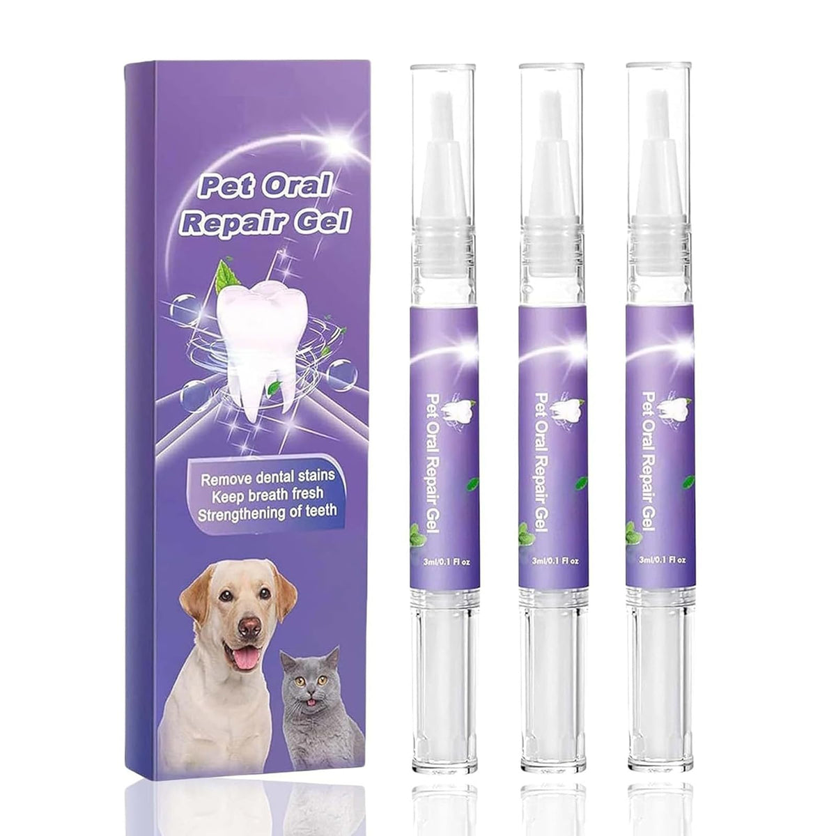 Gel SKROSS en emballage pratique pour les soins quotidiens des animaux.