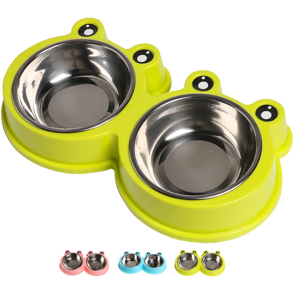 Skrtuan double-bols en inox avec pieds anti-glisse pour repas propres