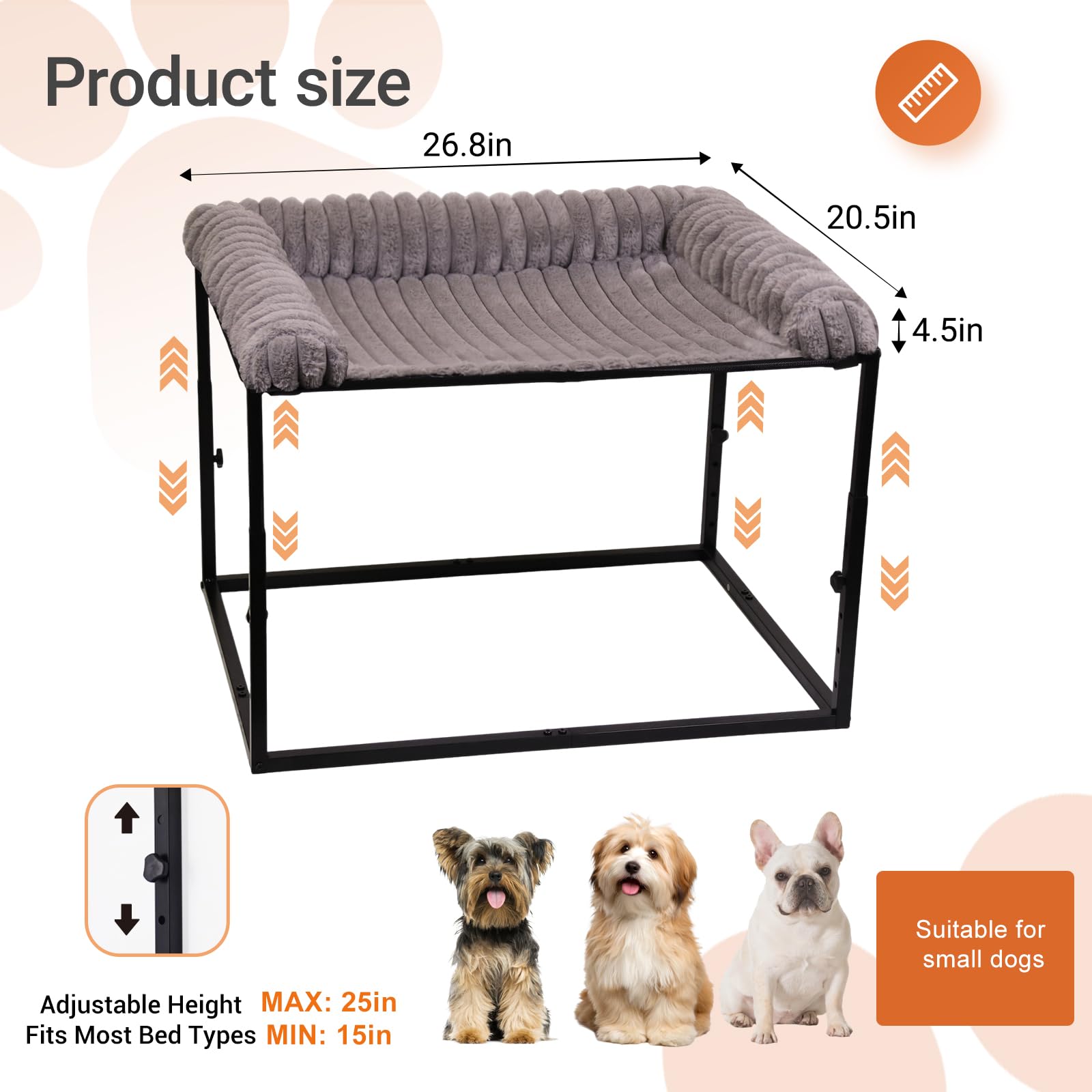 SKTREVAN coussin doux – soutien confortable pour petites races