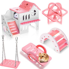 Skylety maison-hamster-double-etage: espace sécurisé pour hamster curieux.