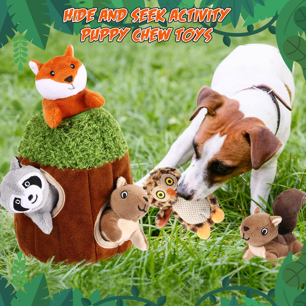 Skylety peluche animale bois-3, jeu de mastication léger et amusant.