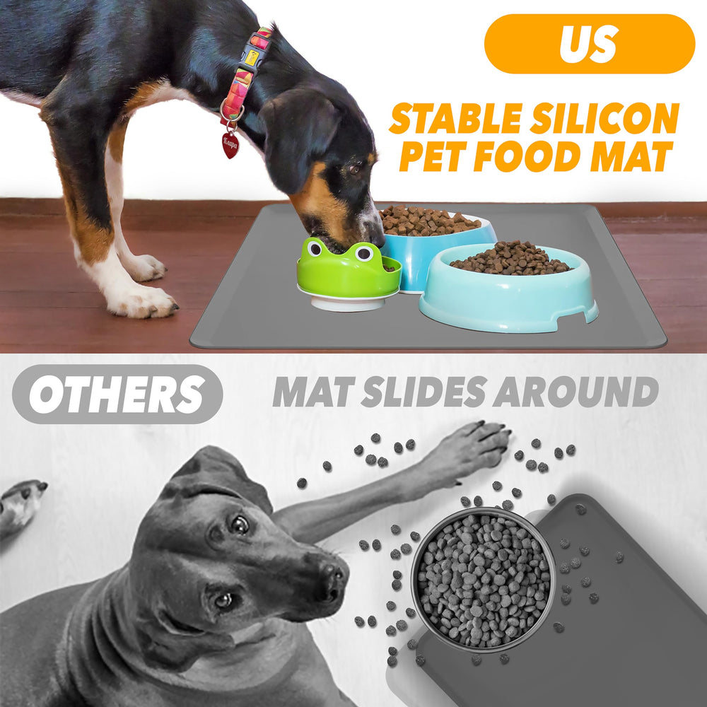 Skywin TidyFriend tapis-silicone-antiglisse, garde les bols en place.