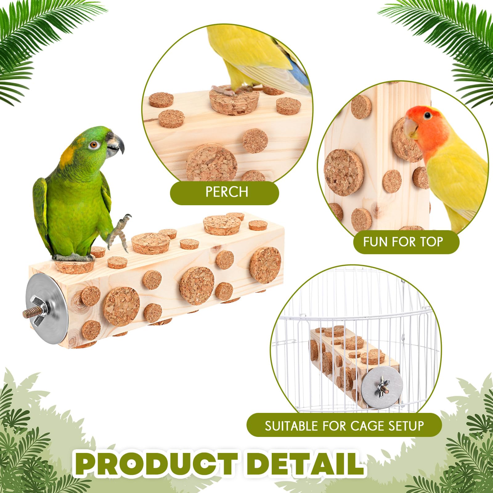 Skyygemm jouet accrochable pour cage : installation facile et divertissement.