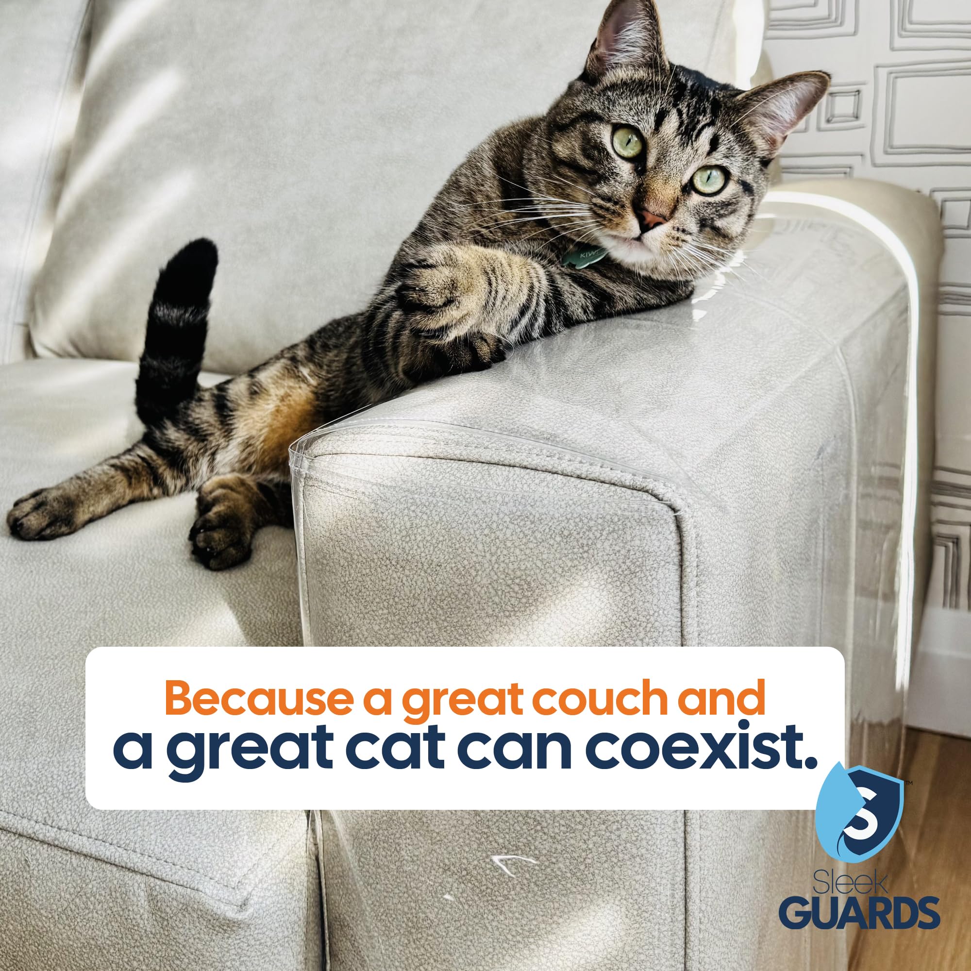 Sleek Guards installation rapide, sans pulvérisations irritantes.