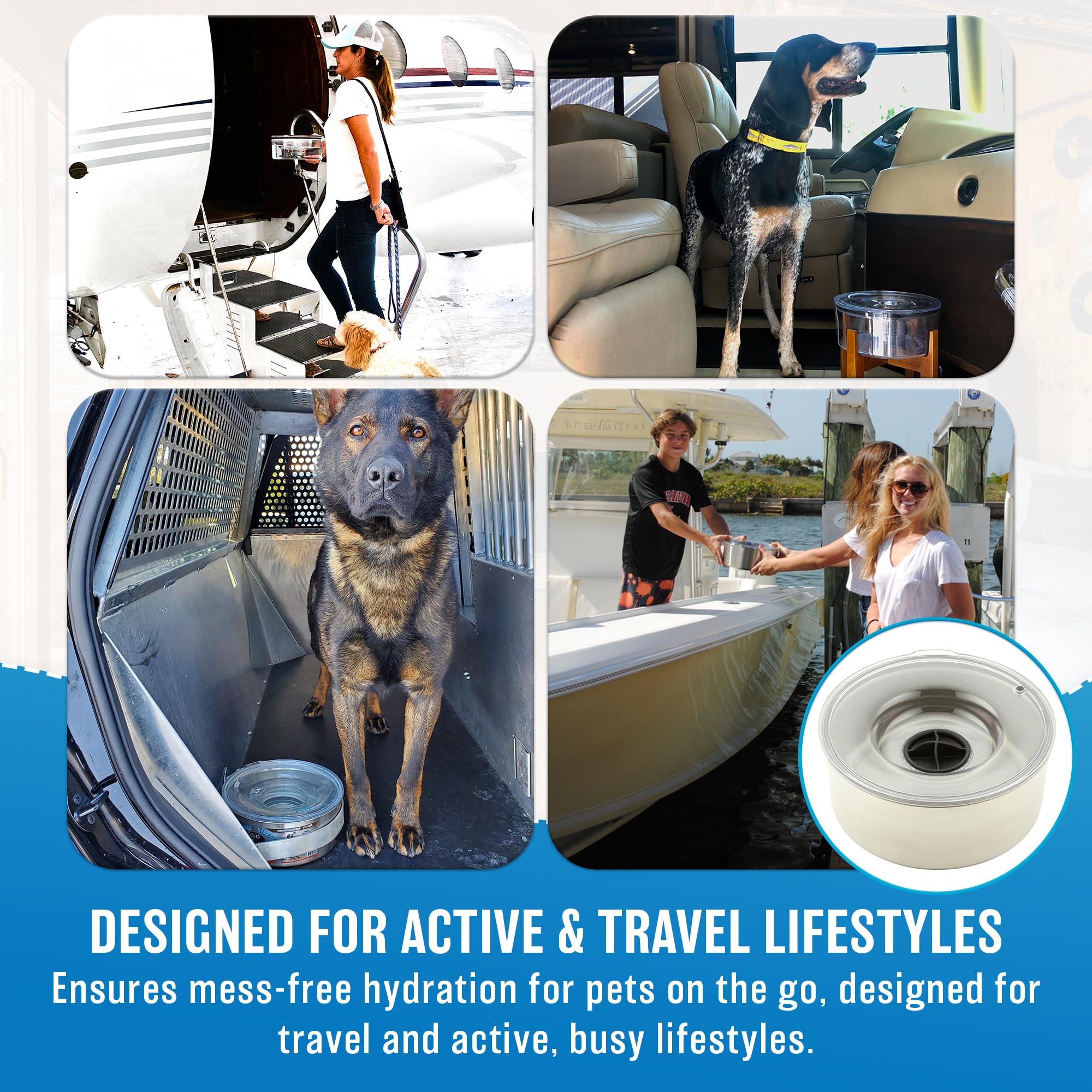 Bol d’hydratation Slopper Stopper, parfait pour les voyages