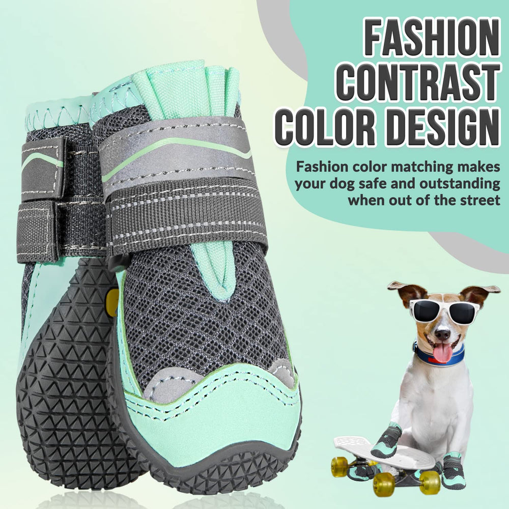 SlowTon bottes chien bandes reflexives, securite accrue en visibility nocturne.