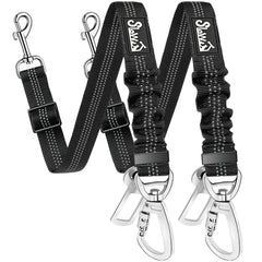 SlowTon ceinture chien 2 ensembles, sécurité renforcée lors des trajets en voiture.