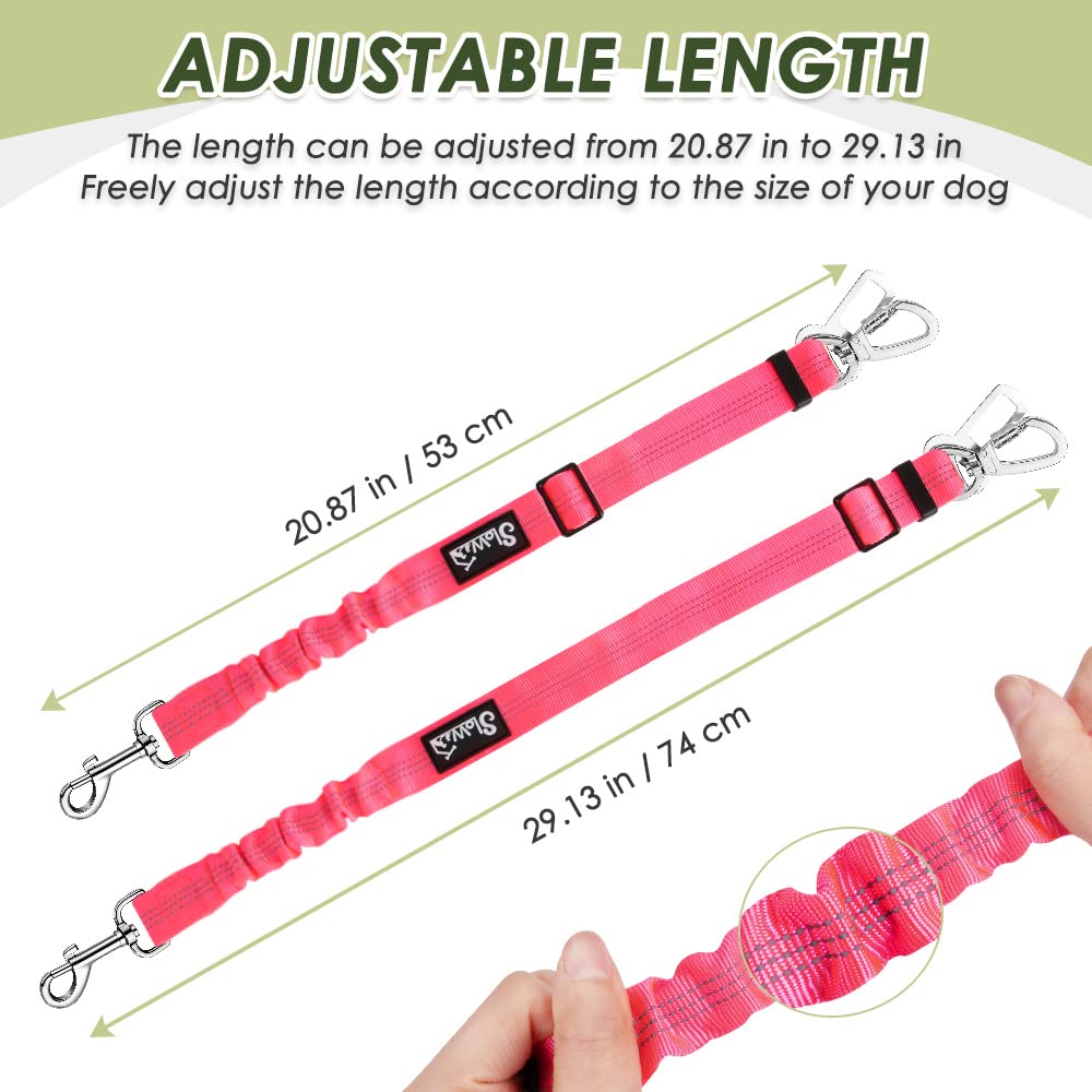 SlowTon ceinture-chien-auto longueur réglable pour un ajustement personnalisé.