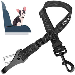 SlowTon ceinture-securite-chien-voiture-2en1: sécurité et flexibilité en trajet.