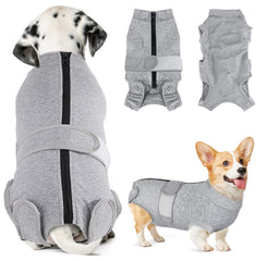 SlowTon combinaison récupération chien zip-dos: enfiler facilement après chirurgie.