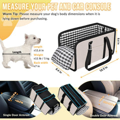 SlowTon Console Dog Seat avec support plastique robuste.