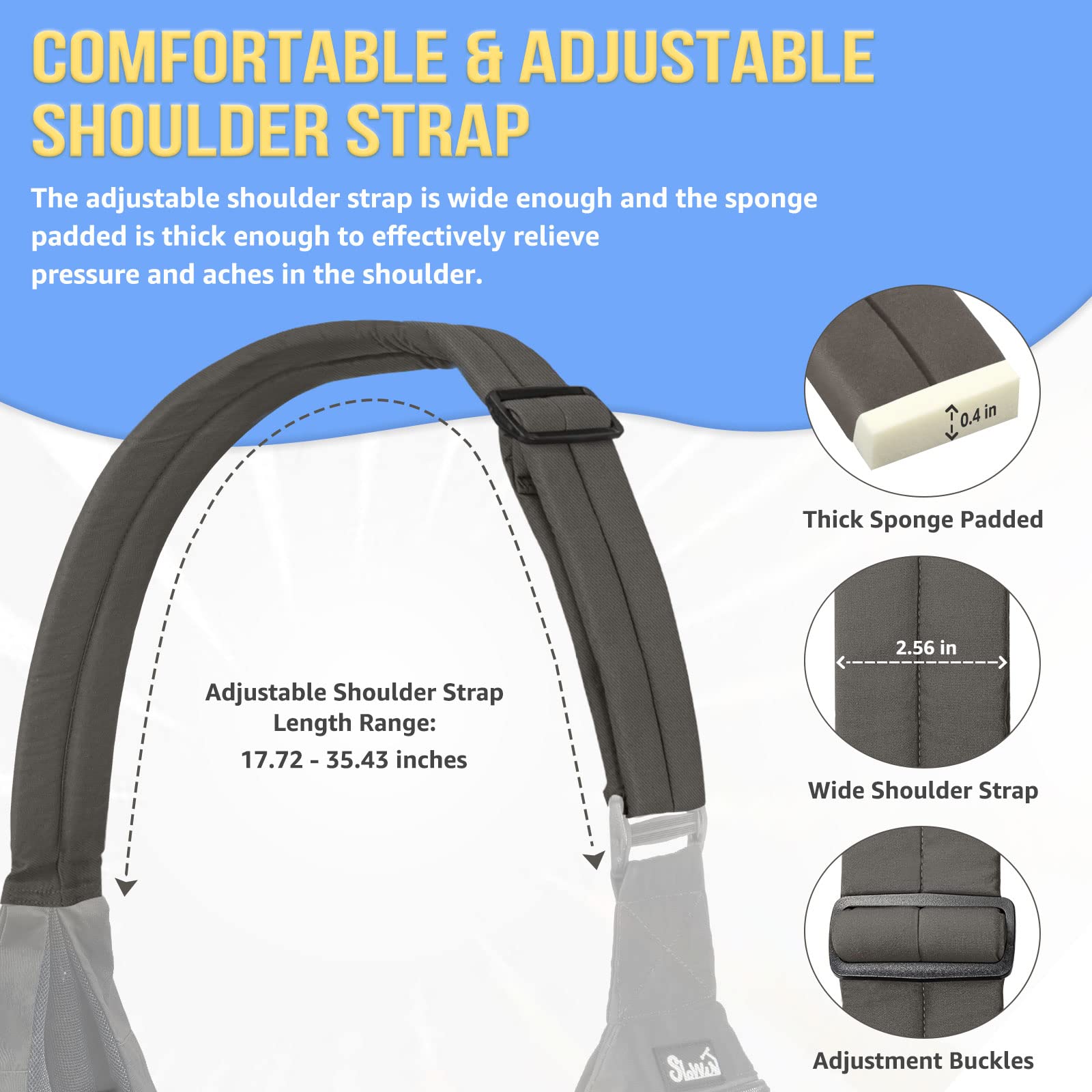 SlowTon fond plat rembourre detachable offre un support stable et confortable.