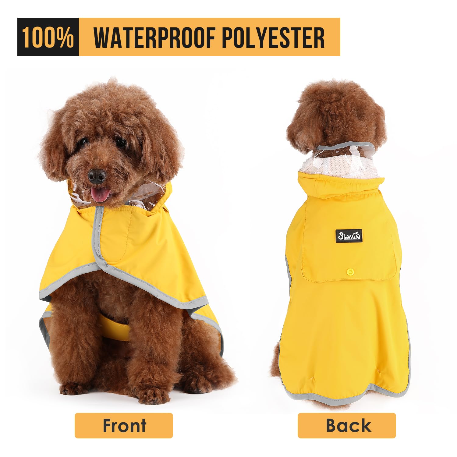 SlowTon manteau chien ouverture pour laisse a l arriere facile a attacher