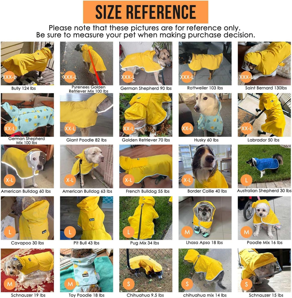 SlowTon manteau-pluie-chien-pliable: se range facilement dans la poche.