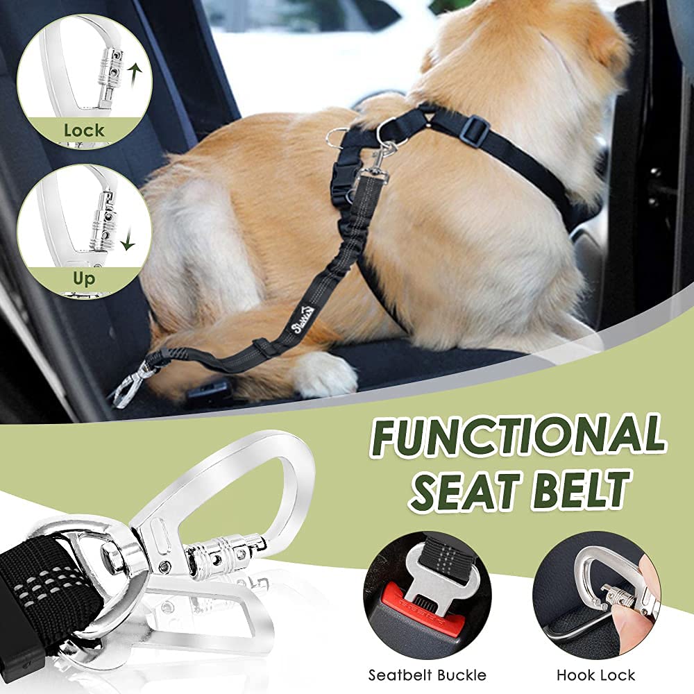 SlowTon mousqueton metal, connecteur fiable pour harnais du chien.