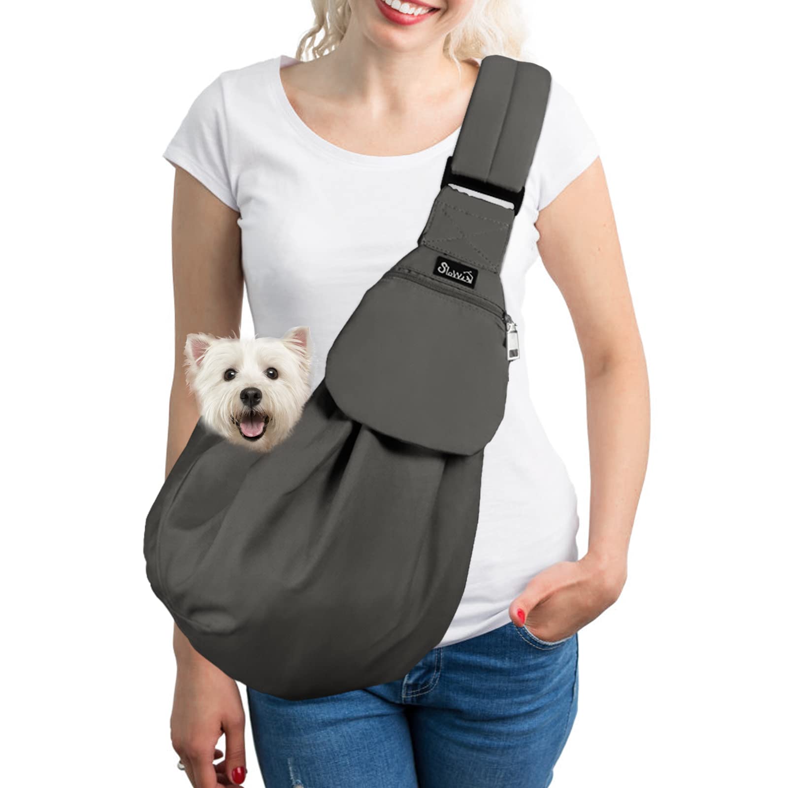 SlowTon porte-chien rembourré pour un confort durable lors des sorties.