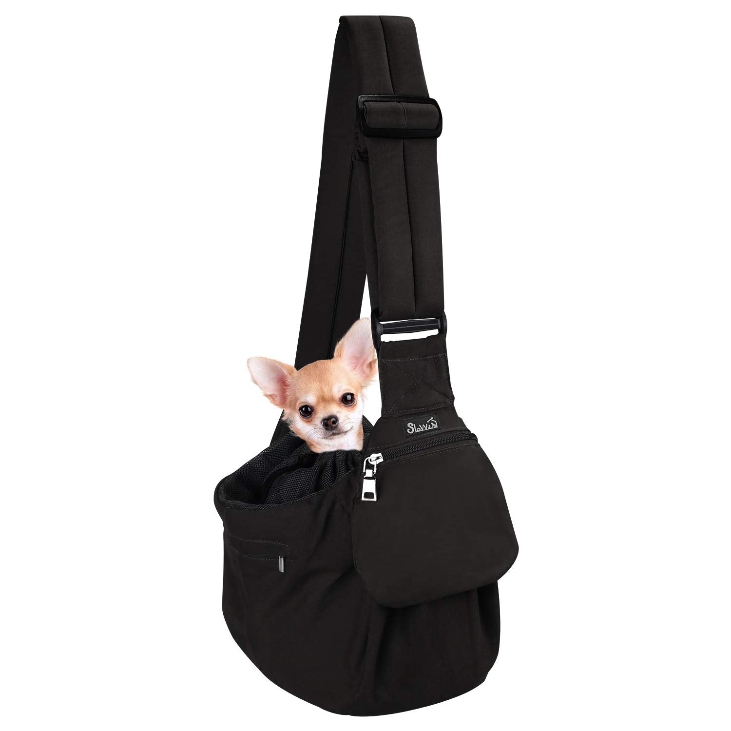 SlowTon sac porte-chien bandoulière rembourrée pour port confortable
