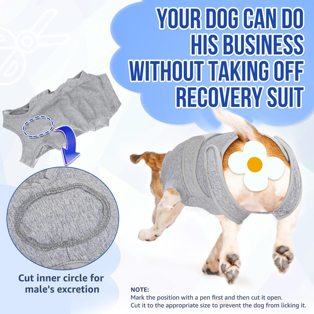 SlowTon vêtement récupération chien multi-usage: adapté après chirurgie et à domicile.