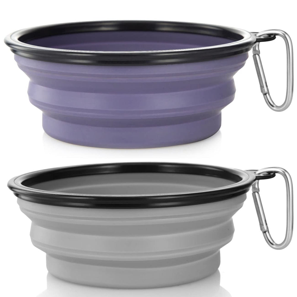 Bol SLSON pliable pour chien, pratique lors des balades et voyages.