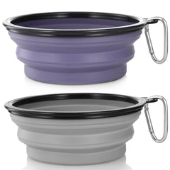 Bol SLSON pliable pour chien, pratique lors des balades et voyages.
